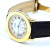 1990s Cartier 'Must de' Ronde with Roman Numerals in 925 Sterling Silver Gilt Vermeil Case Model 1810