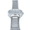 1990s Longines simple Elegant Automatic & minimalist bracelet watch  1659 - grey graphite 'Linen' Dial