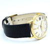 1963 Omega Automatic Seamaster Date Model 166.3020 in Solid 18ct Gold with box and booklets