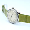1949 Zenith steel bumper Automatic with stunning original dial in steel caliber 133