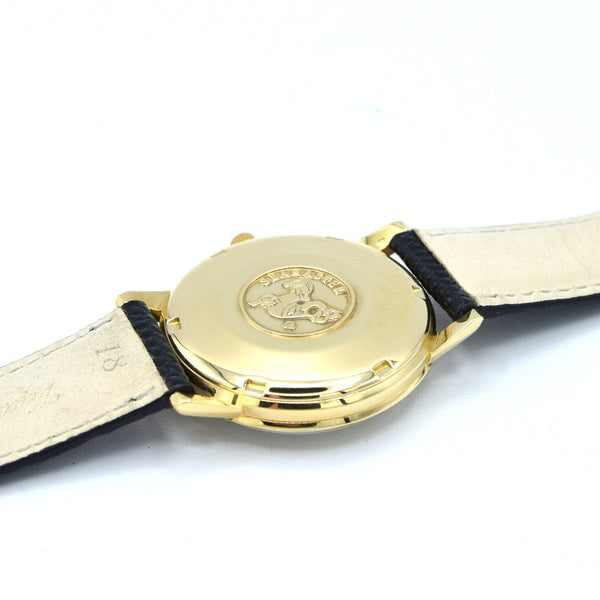 1963 Omega Automatic Seamaster Date Model 166.3020 in Solid 18ct Gold with box and booklets