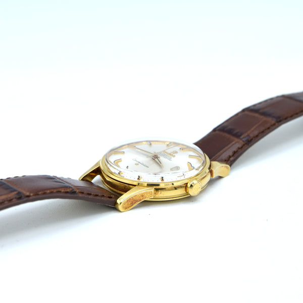 1966 Omega Constellation Date Automatic Chronometer Model 1685416 in English 18ct Gold Case with Box and Books