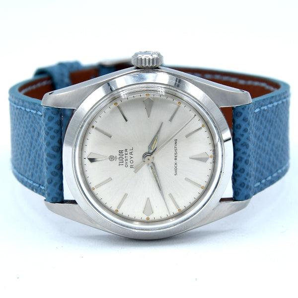 1964/65 Tudor Oyster Royal Shock-Resisting Steel Wristwatch Model 7934 in 34mm Spearhead markers