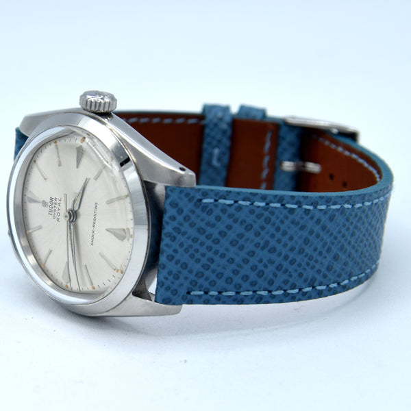 1964/65 Tudor Oyster Royal Shock-Resisting Steel Wristwatch Model 7934 in 34mm Spearhead markers