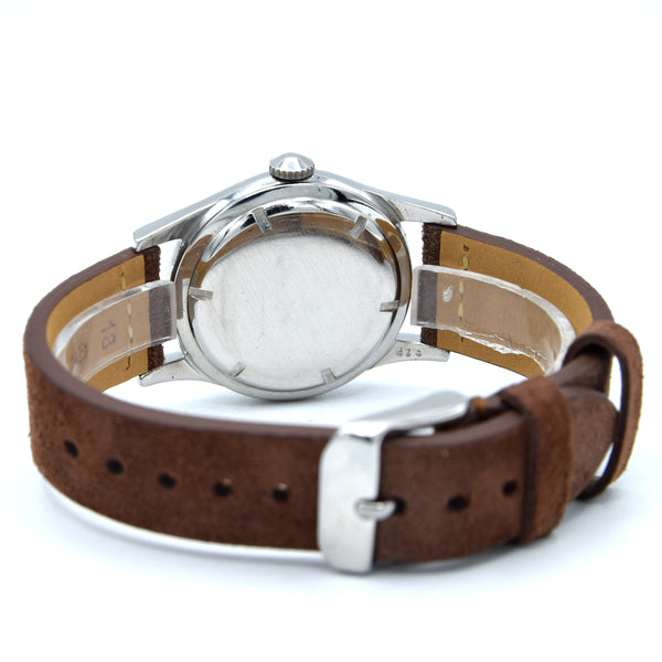 1951 Longines classic Sei Tacche Watch with Mixed Arrow and Arabic Numerals Model 5697
