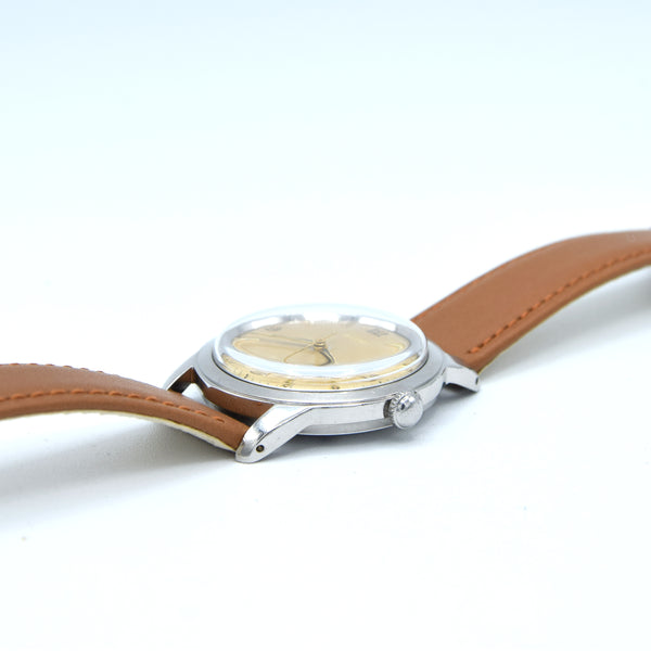 1955 Tissot  Manual Wind Wristwatch Model 6769 / 6770-8 with Original patina Dial in steel