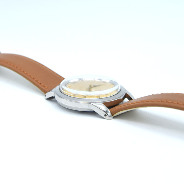 1955 Tissot  Manual Wind Wristwatch Model 6769 / 6770-8 with Original patina Dial in steel
