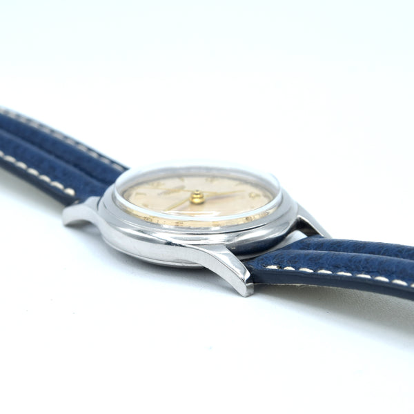 1951 Longines classic Sei Tacche Watch with Arrow and Arabic Numerals Model 5697