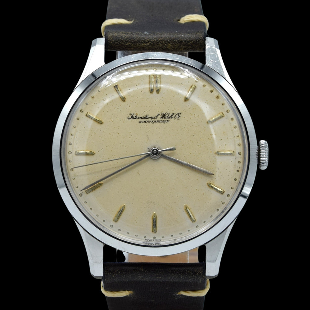 1955 International watch co wristwatch in stunning original unpolished condition Cal 89