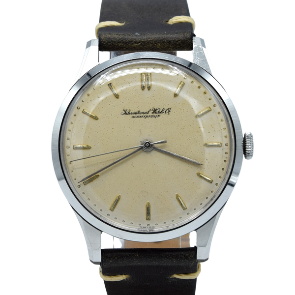 1955 International watch co wristwatch in stunning original unpolished condition Cal 89