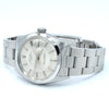 1971 Rolex Oyster Perpetual Date Model 1500 with Rare satin Silver "Radial Dial" in Stainless Steel on Oyster Bracelet