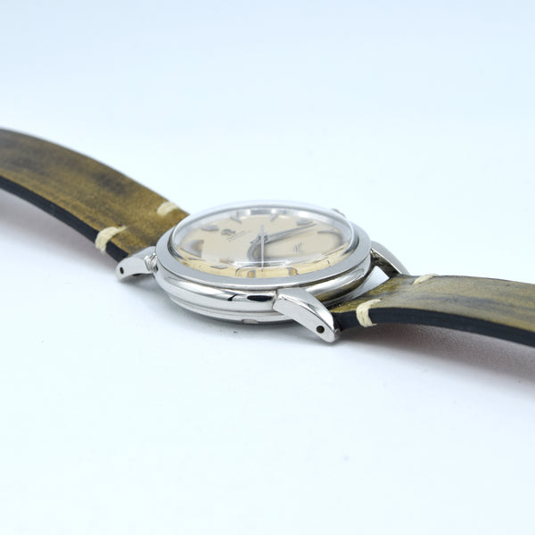 1952 Omega Seamaster one of the first bumper Automatic Date Wristwatch Model 2627-5 in steel