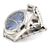1981 Rolex Oyster Date Precision Classic Model 6694 with Stunning Blue satin Dial and gold Markers in Stainless Steel