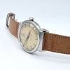 1950 Fully Restored Rare Omega Seamaster Automatic Bumper with Silver Dial and Rare Hooded Lugs in Stainless Steel Model 14350-1
