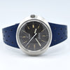 1969 Omega Geneve with Gorgeous matte grey Dial Model 135.033 in steel with strap and buckle