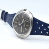 1969 Omega Geneve with Gorgeous matte grey Dial Model 135.033 in steel with strap and buckle