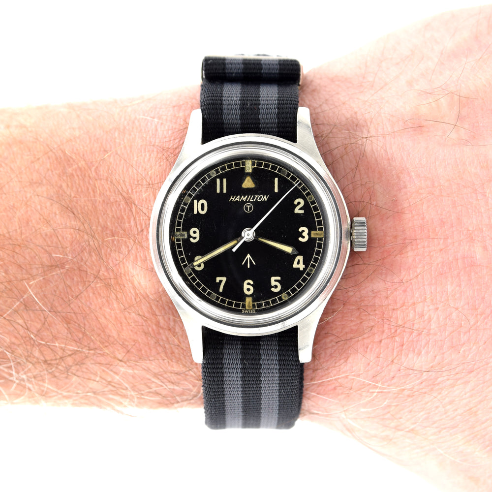 1967 Hamilton Rare & Unpolished Mk11 British Military Issue Wristwatch Model 6B-9614045 Royal Air Force