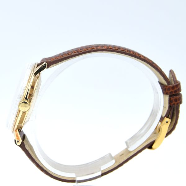 1966 Solid 9ct Gold Smiths Astral Watch – Beautiful Cream Dial with Full Applied Arabic Numerals – Fully English Made