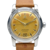 1952 unique Omega Seamaster bumper Automatic first Date Wristwatch Model 2757 - Stunning Honey patina