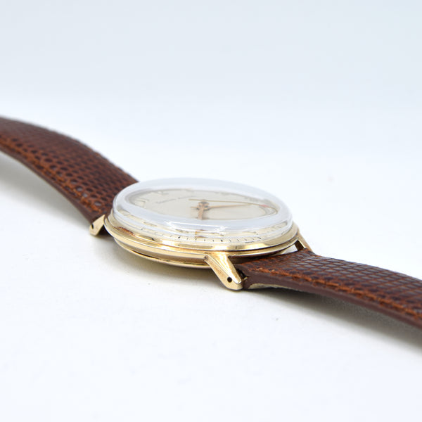 1966 Solid 9ct Gold Smiths Astral Watch – Beautiful Cream Dial with Full Applied Arabic Numerals – Fully English Made