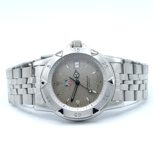 1996 TAG Heuer professional 1500 Series WF1212-KO with unusual Granite dial Box and papers