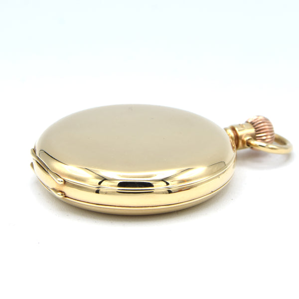 1930 Solid 9ct Gold Braille Full Hunter Pocket Watch -piece unique Cyma Tavannes Movement