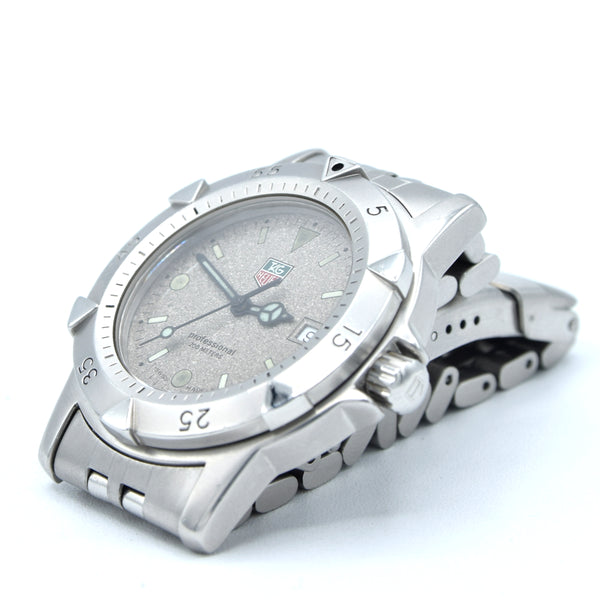 1996 TAG Heuer professional 1500 Series WF1212-KO with unusual Granite dial Box and papers