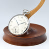 1940 Longines Slim Art Deco Steel Open Face Pocket Watch - Calibre 37.9M + Extract