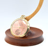 1938 Movado Ultra slim Solid 9ct Gold Art Deco Pocket Watch, Retailed by The Goldsmiths & Silversmiths Co. Ltd