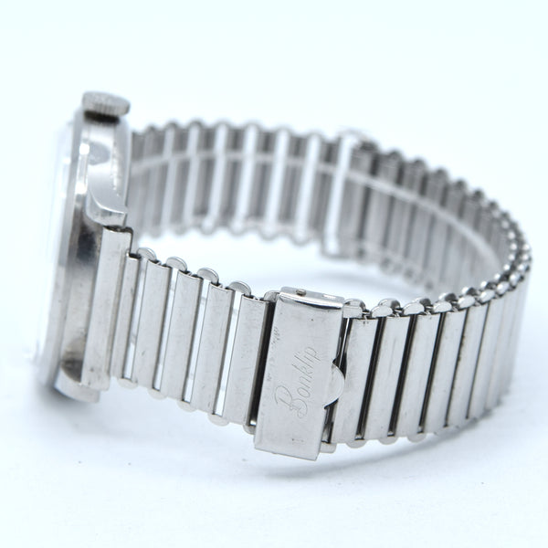 1935 Rolex - Rarely found  special Ref 3040 in staybrite Steel on Period Bonklip Bracelet caliber 700