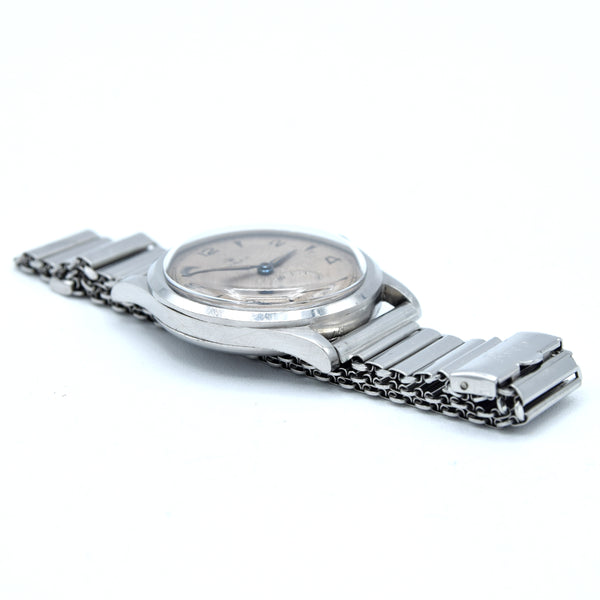 1935 Rolex - Rarely found  special Ref 3040 in staybrite Steel on Period Bonklip Bracelet caliber 700