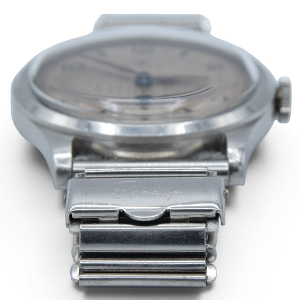 1935 Rolex - Rarely found  special Ref 3040 in staybrite Steel on Period Bonklip Bracelet caliber 700