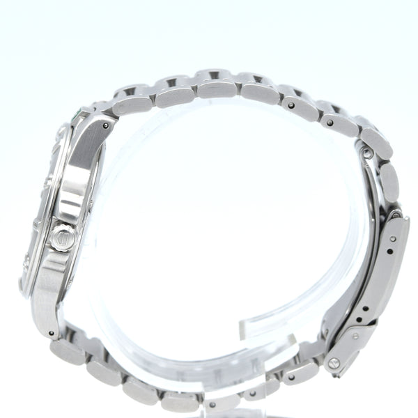 1990s TAG Heuer Date 4000 Series Polar white  WF1212-KO - 34mm Stainless Steel on Flip-Lock Bracelet