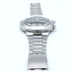 1969 Omega Rare Jumbo ufo "Chronostop Fontana Pentatlon" Geneve with Grey Racing Dial Model 146.012 on Bracelet