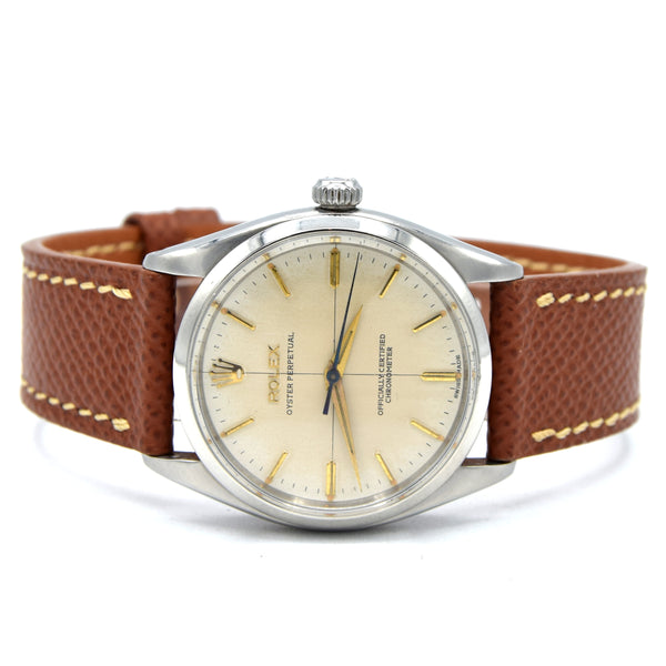 1959 Rolex Oyster Perpetual Chronometer Model 6564 - Beautifully Restored Crosshair Dial