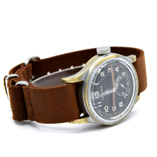 1945 Vertex watch co original untouched British Military WWW Dirty Dozen Wristwatch Army issue