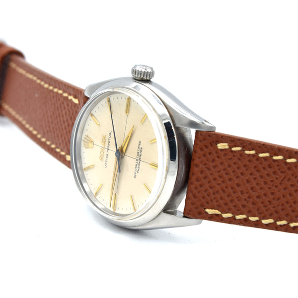 1959 Rolex Oyster Perpetual Chronometer Model 6564 - Beautifully Restored Crosshair Dial