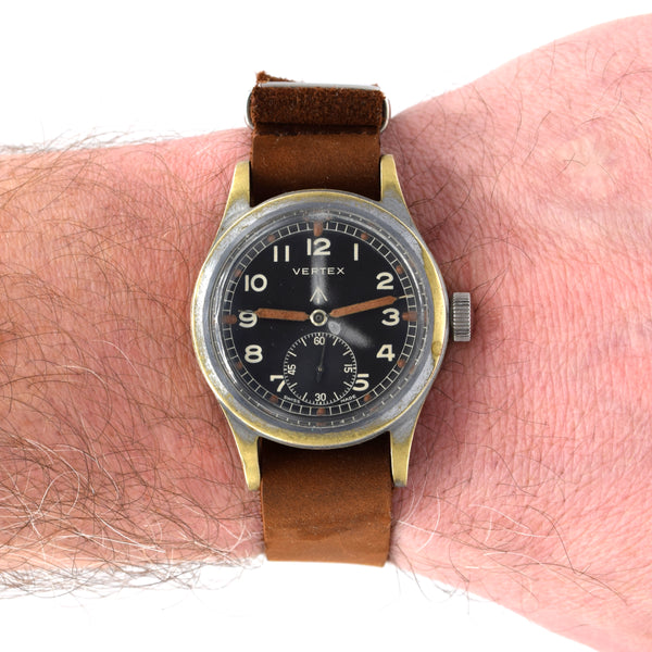 1945 Vertex watch co original untouched British Military WWW Dirty Dozen Wristwatch Army issue