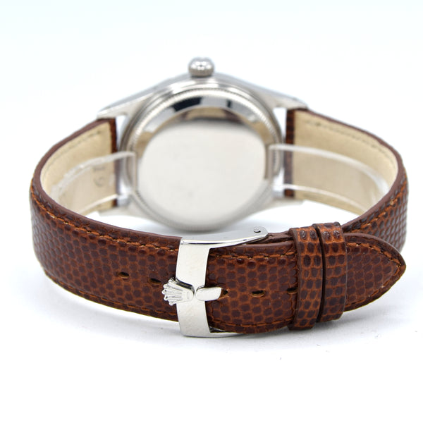 1957 Rolex Oyster Perpetual  Model 6532 in stainless steel - Restored Arabic numeral Dial