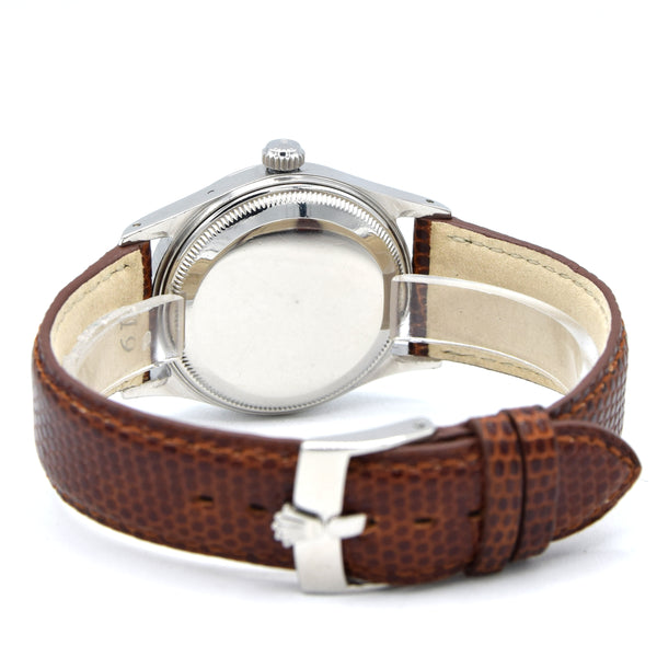 1957 Rolex Oyster Perpetual  Model 6532 in stainless steel - Restored Arabic numeral Dial