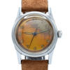 1943 Tissot Antimagnetique Manual Wind Wristwatch all Arabic with Original Patina dial WW2