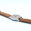 1943 Tissot Antimagnetique Manual Wind Wristwatch all Arabic with Original Patina dial WW2