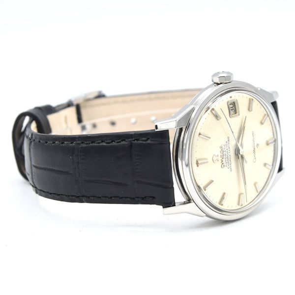 1966 Omega sleek Constellation Date Model 168.005 Automatic Chronometer with Dog Leg Lugs  in Stainless Steel