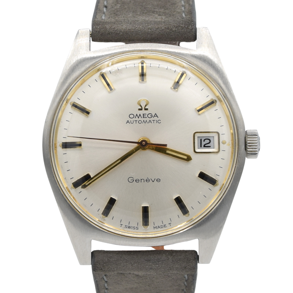 1969 Omega Geneve Automatic Date Model 166.041 in Stainless Steel with Cal 565 all original