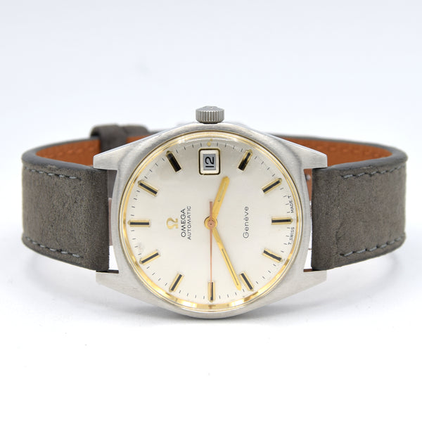 1969 Omega Geneve Automatic Date Model 166.041 in Stainless Steel with Cal 565 all original