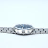 1969 Omega Geneve dynamic with Gorgeous matte blue Dial - unpolished Model 135.033 in steel