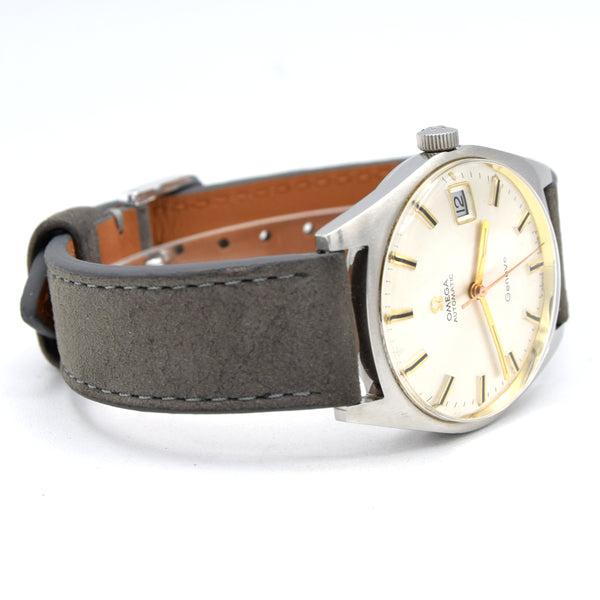 1969 Omega Geneve Automatic Date Model 166.041 in Stainless Steel with Cal 565 all original