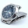 1969 Omega Geneve dynamic with Gorgeous matte blue Dial - unpolished Model 135.033 in steel