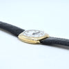1941 Classic Military style Longines solid 9ct gold cushion Watch with rare Enamel Dial and Arabic Numerals
