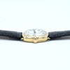 1941 Classic Military style Longines solid 9ct gold cushion Watch with rare Enamel Dial and Arabic Numerals